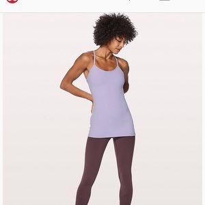 Maroon Lululemon Power-Y Tank Size 8 Worn Twice